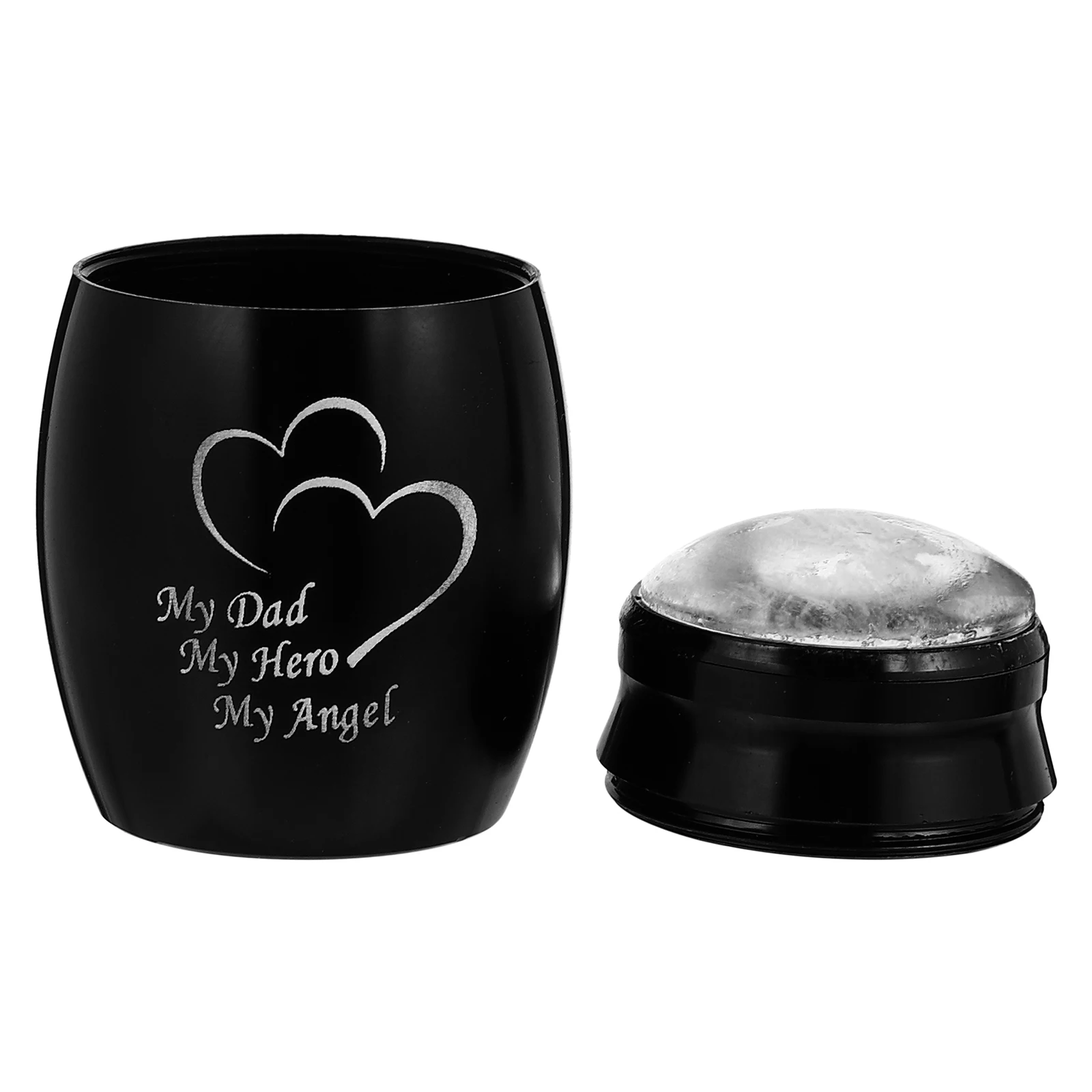 1pc Small Portable Stainless Steel Cremation Urn Family Bone Ash Storage Casket Container For Funeral Keepsake Memorial