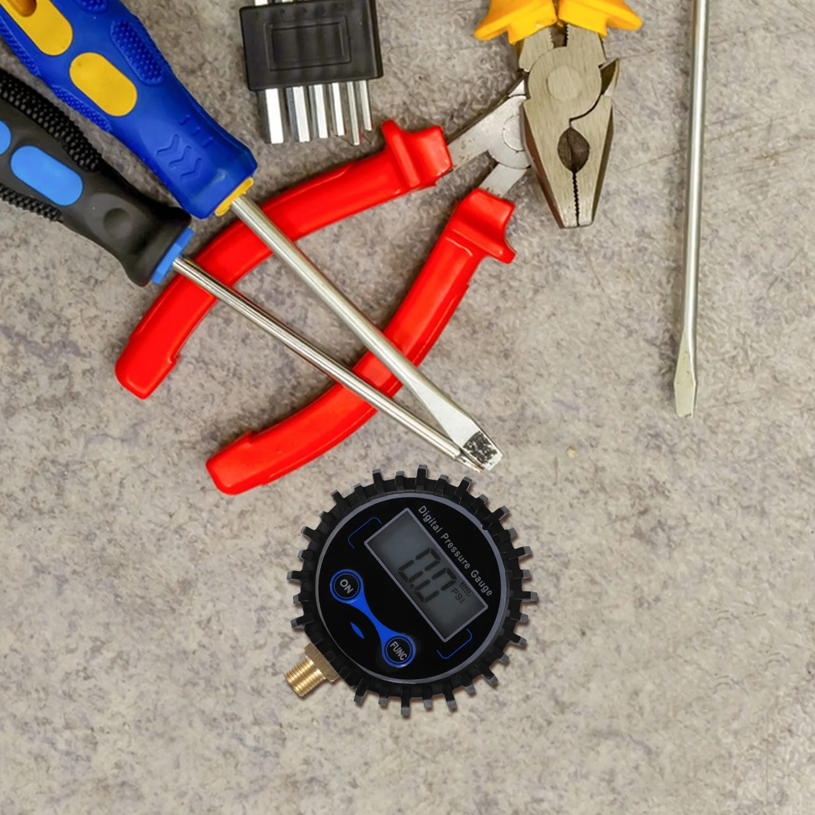 

Digital Tire Pressure Gauge Portable LED Display Easy Read Accurate Vehicle Tire Pressure Tester Air Compressor Attachments