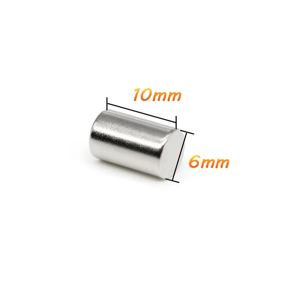 10/20/50/100/150/200PCS 6x10 Strong Powerful Magnets N35 Small Round Magnet 6x10mm Thinck Disc Rare Earth Neodymium  Magnet 6*10