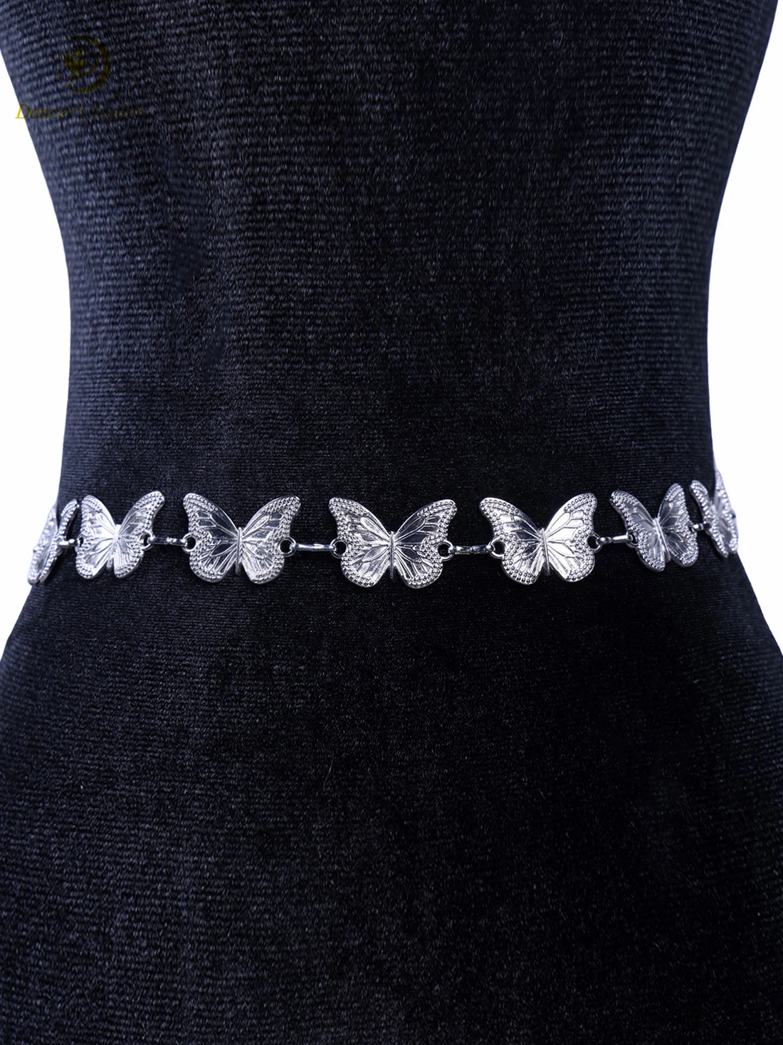 Danza latina Danza del ventre Accessori dimagranti Danza con catena in vita Catena in vita con farfalla ciliegia