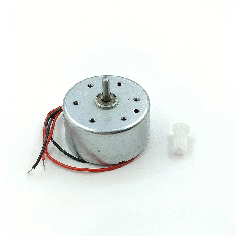 RF-300C Micro 300 moteur DC 3V 6V 9V 12V 7200 tr/min Mini muet 24mm moteur à broche ronde 2mm arbre bricolage énergie solaire passe-temps jouet modèle de ventilateur
