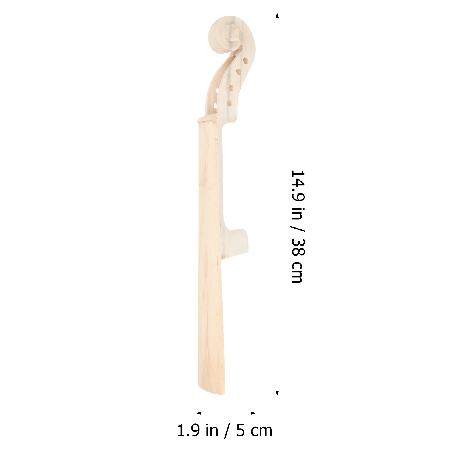 

Violin Finger Plate 4/4 Size Wooden Fingerboard Replacement Durable Smooth Surface Violin Accessories For Instrument