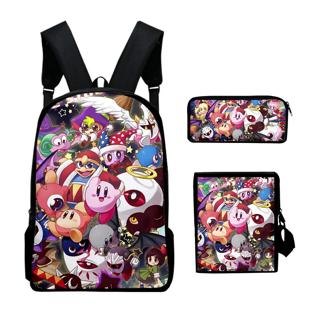 

Hip Hop Youthful Cute Cartoon Anime 3D Print 3pcs/Set Student Travel bags Laptop Daypack Backpack Shoulder Bag Pencil Case