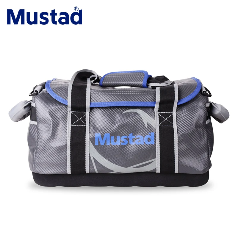 

MUSTAD-Boat Fishing Bag, Multifunctional Outdoor Handbag, Large Capacity, PVC Waterproof Bag, Lure Case, Fish Pesca, 28 L, 55L