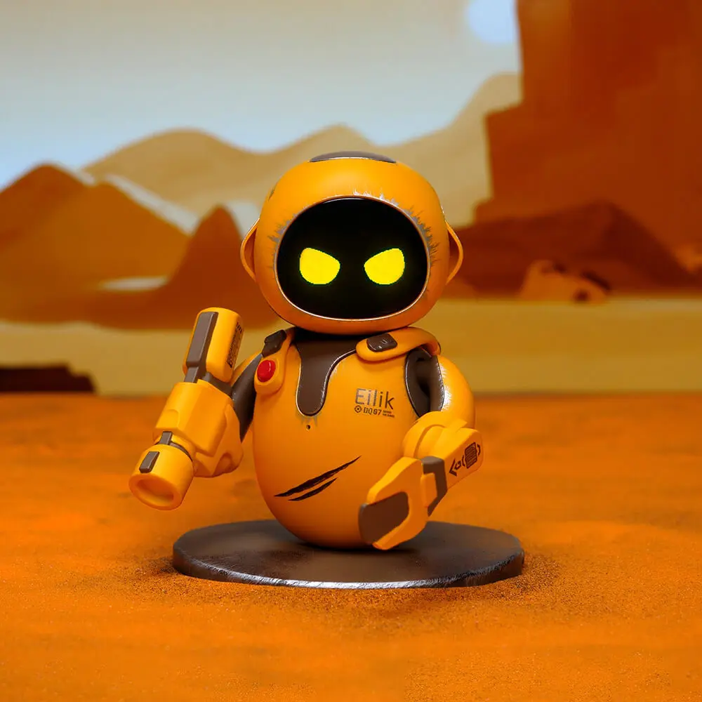 Eilik-DQ Smart Robot Pet Toy Ai Intelligent Companion Robot Desktop Toys Desert Coating Upgraded Version Original Packaging