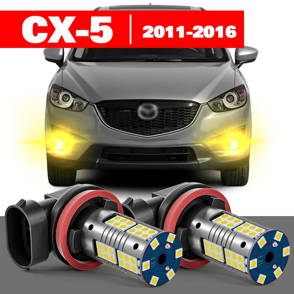 

do Mazda CX-5 CX 5 CX5 KE GH 2011-2016, аксессуары, 2 шт., светодиодные противотуманные фары 2012 2013 2014 2015