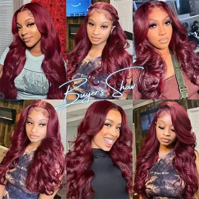 14A 99J Burgundy Body Wave Bundles Human Hair Brazilian Unprocessed 30 36 Inch Virgin Weave Raw Hair 98% Human Hair Bundles Extensions 8