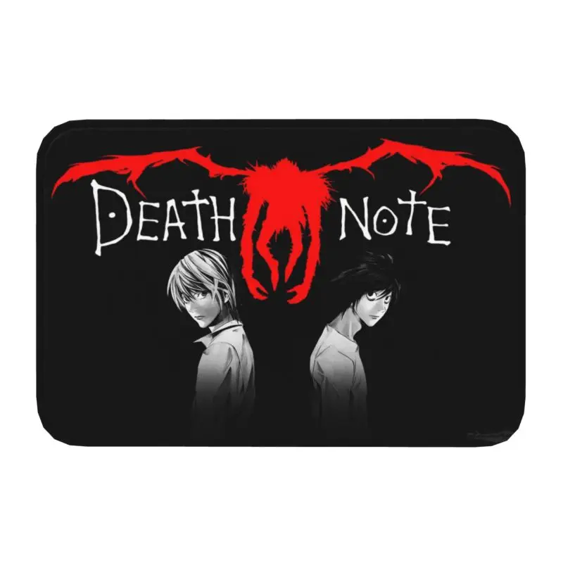 Japan Anime Death Note Floor Door Kitchen Bath Mat Anti-Slip Indoor Shinigami Ryuk Light Yagami L Doormat Entrance Carpet Rug