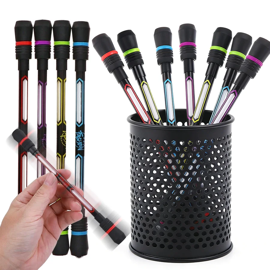 3/6/12pcs Spinning Pen Finger Rotation Game Flexibility Training Writing Drawing Tool Office Study Creative Stationery XJM