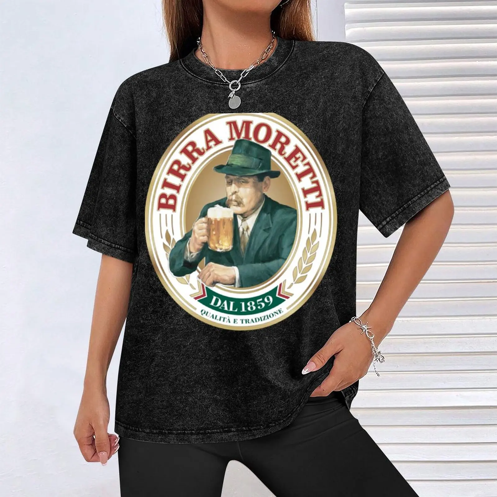 Classy Birra Moretti Logo Essential T-Shirt aesthetic clothes animal prinfor boys Men's clothing image 4