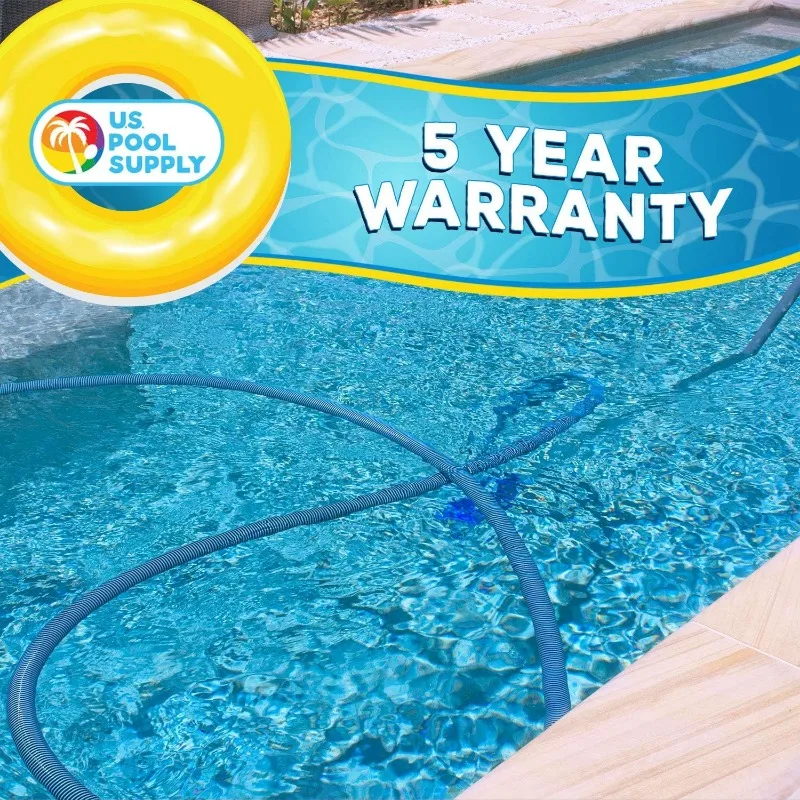 40ft Professional Heavy Duty Spiral Wrap Pool Vacuum Hose