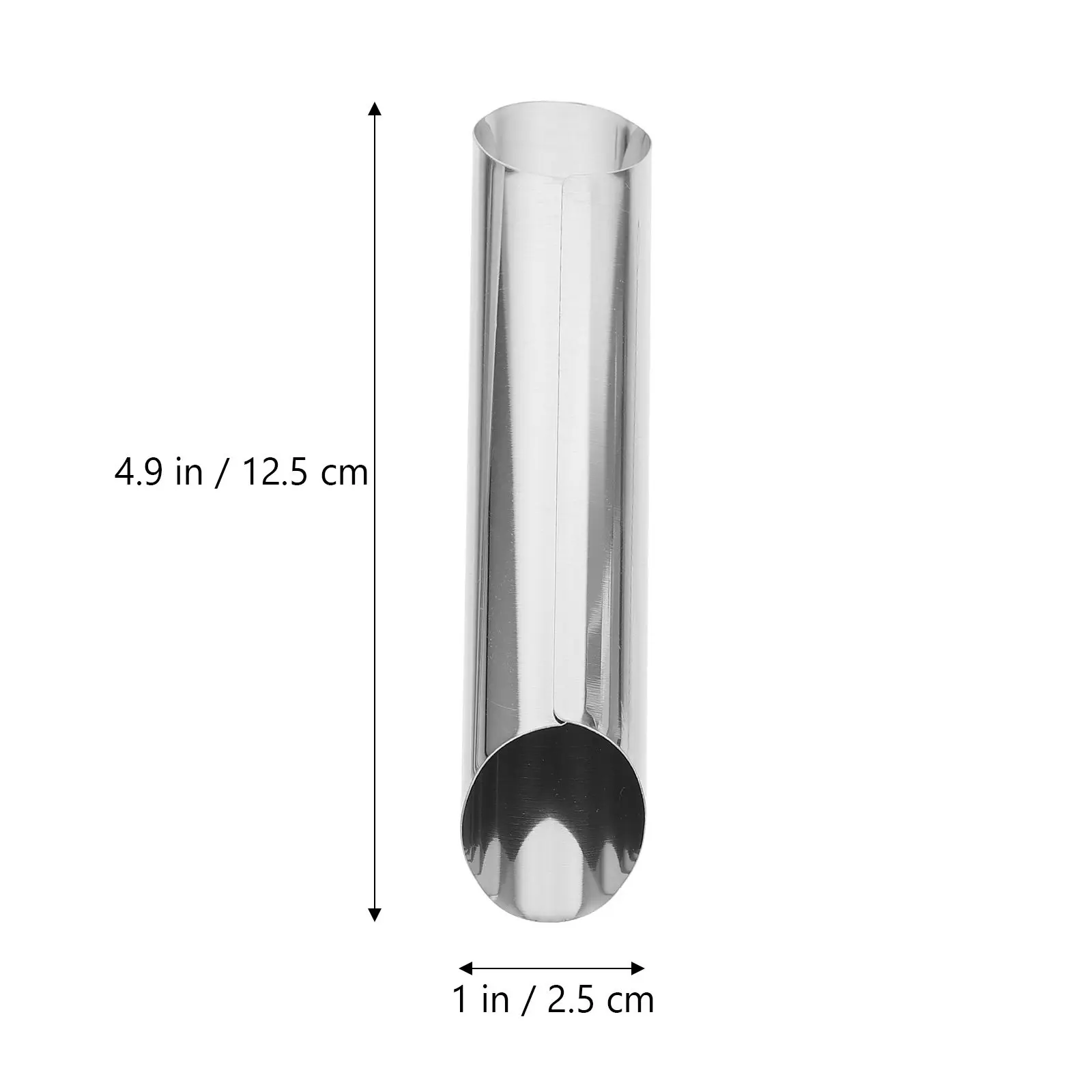 1Set Professional Stainless Steel Croissant Mold Cone Shape Baking Molds Non-Rust Croissant Tubular Bread Mold Easy Clean