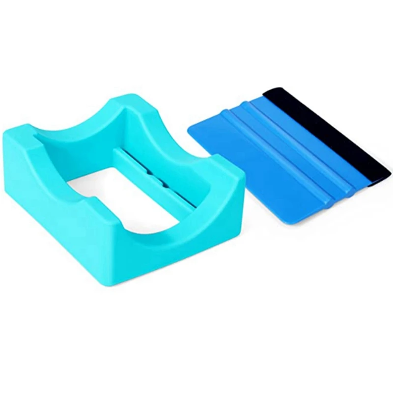 Cup Cradle For Tumblers, Sturdy Tumbler Cradle With Felt Squeegee To Apply Keep Tumblers Cups In Place,Silicone Holder