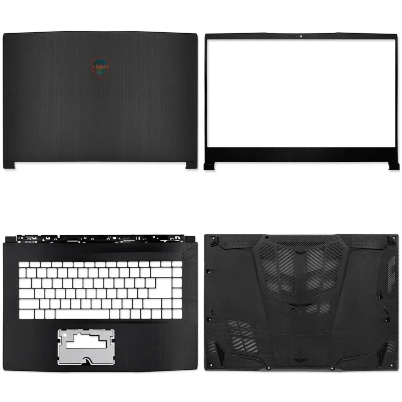 

New For MSI GF65 Thick MS-16W1/16W2 MS-16R1 Laptop LCD Back Cover Front Bezel Upper Palmrest Bottom Base Case Keyboard Hinges