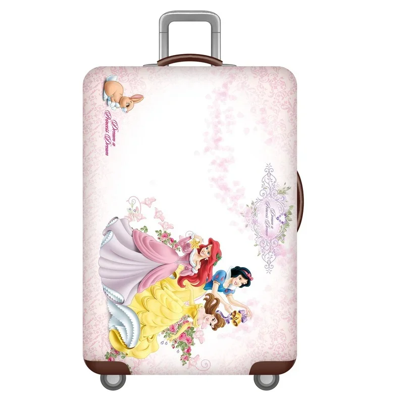 Disney Mickey Minnie Travel Suitcase Protective Cover Cartoon Luggage Case Dust Elastic Cover for 18-32 In Suitcase Accessories