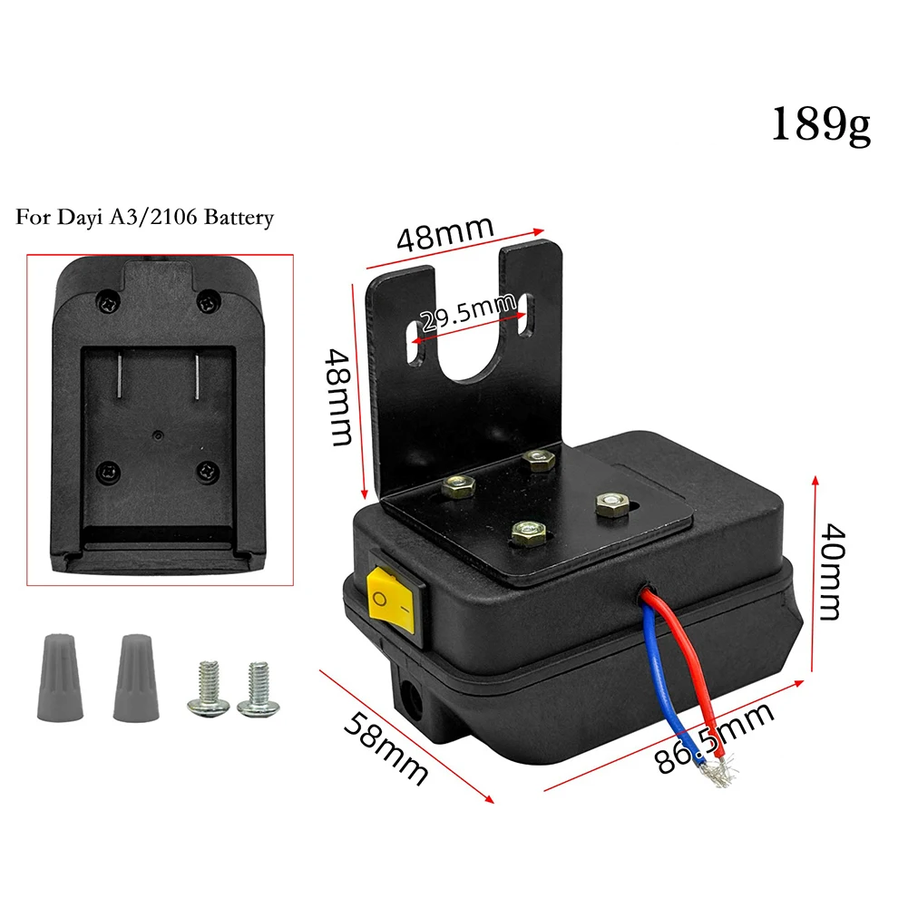 1set Grinding Wheel Machine Bracket For Dayi For A3/2106 Lithium Battery Adapter Modified Grinding Machine Bracket Power Tools