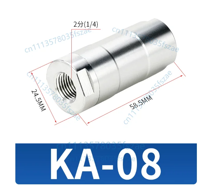 Accessories 1pcs pneumatic one-way valve air pump gas air pipe check valve ka-06, ka-10
