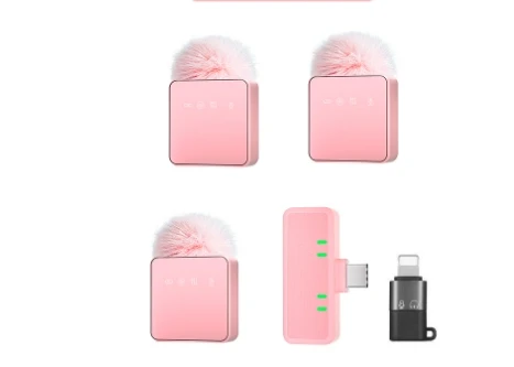 

Portable Microphone Suitable for 1-4 People To Use Simultaneously Suitable for Mobile Live Streaming and Video Recording