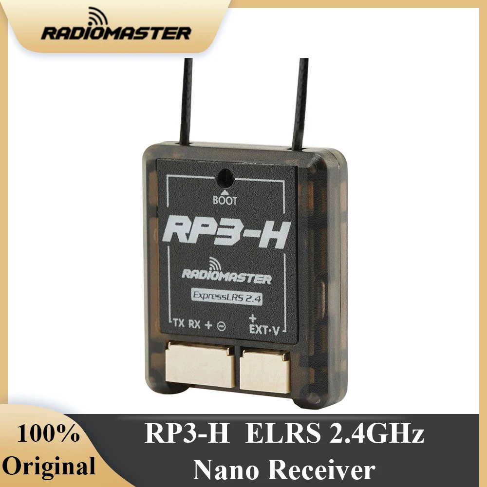 Radiomaster RP3-H 2.4GHz ELRS Nano Receiver Dual Antenna Built-in TCXO Optimized PCB