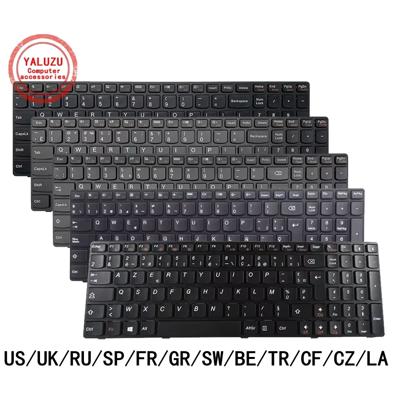 US/UK/RU/SP/FR/GR/SW/BE/TR/CF/CZ/LA NOWA klawiatura do laptopa Lenovo G500 G500AM G500AT G510 G510AT G510AM G505/AT G700/AT G710/AT