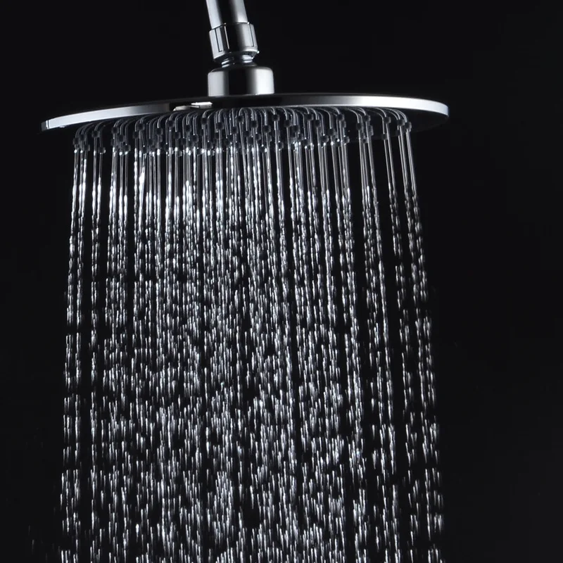 9-inch electroplated surface round concealed thin large top spray, shower head, bathroom accessories