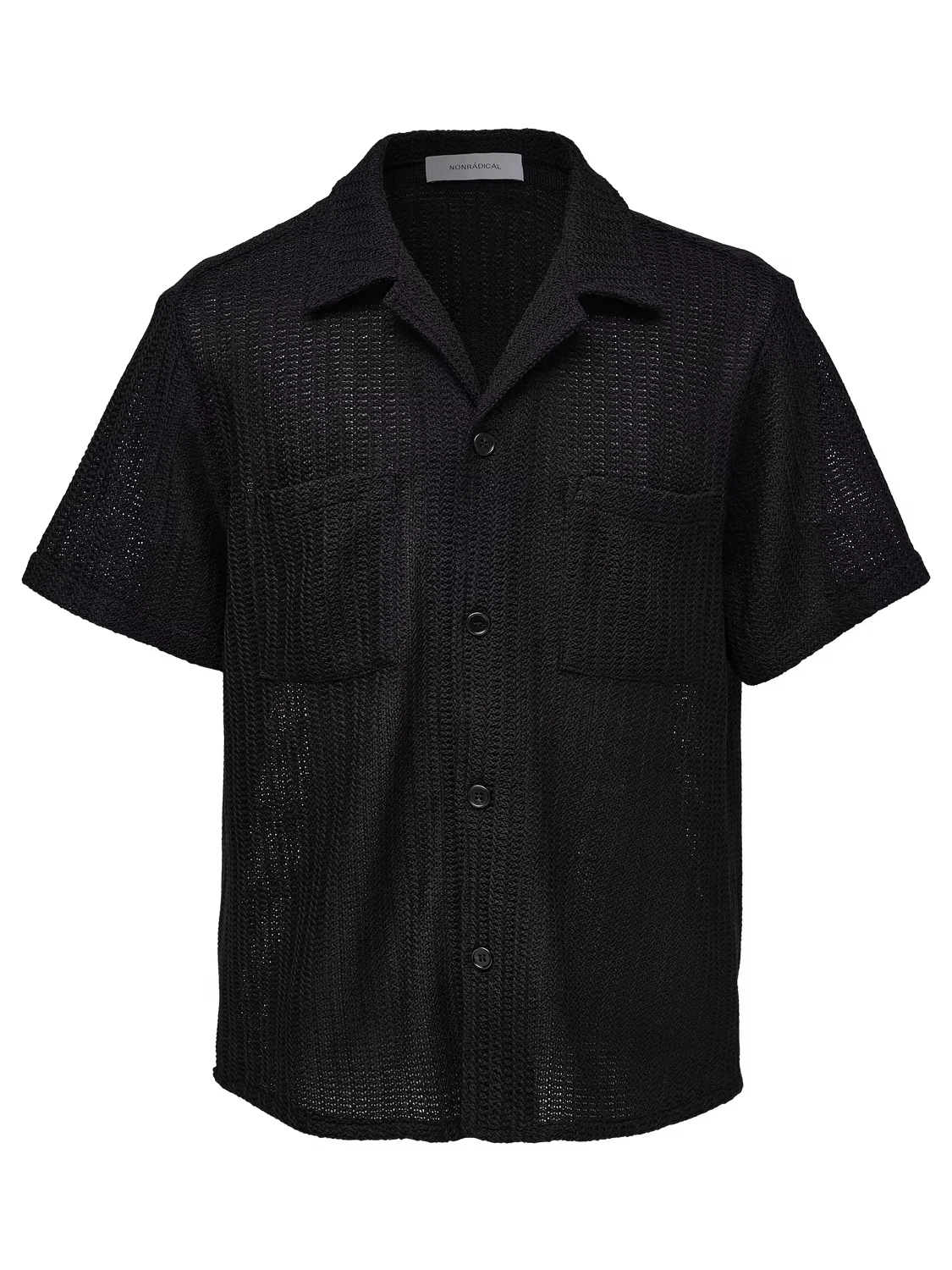 

mat Sle Hollow out Stripe ort Sve Men's irt Loose Design Casual irt Breathable Polyester Fiber Summer Faion