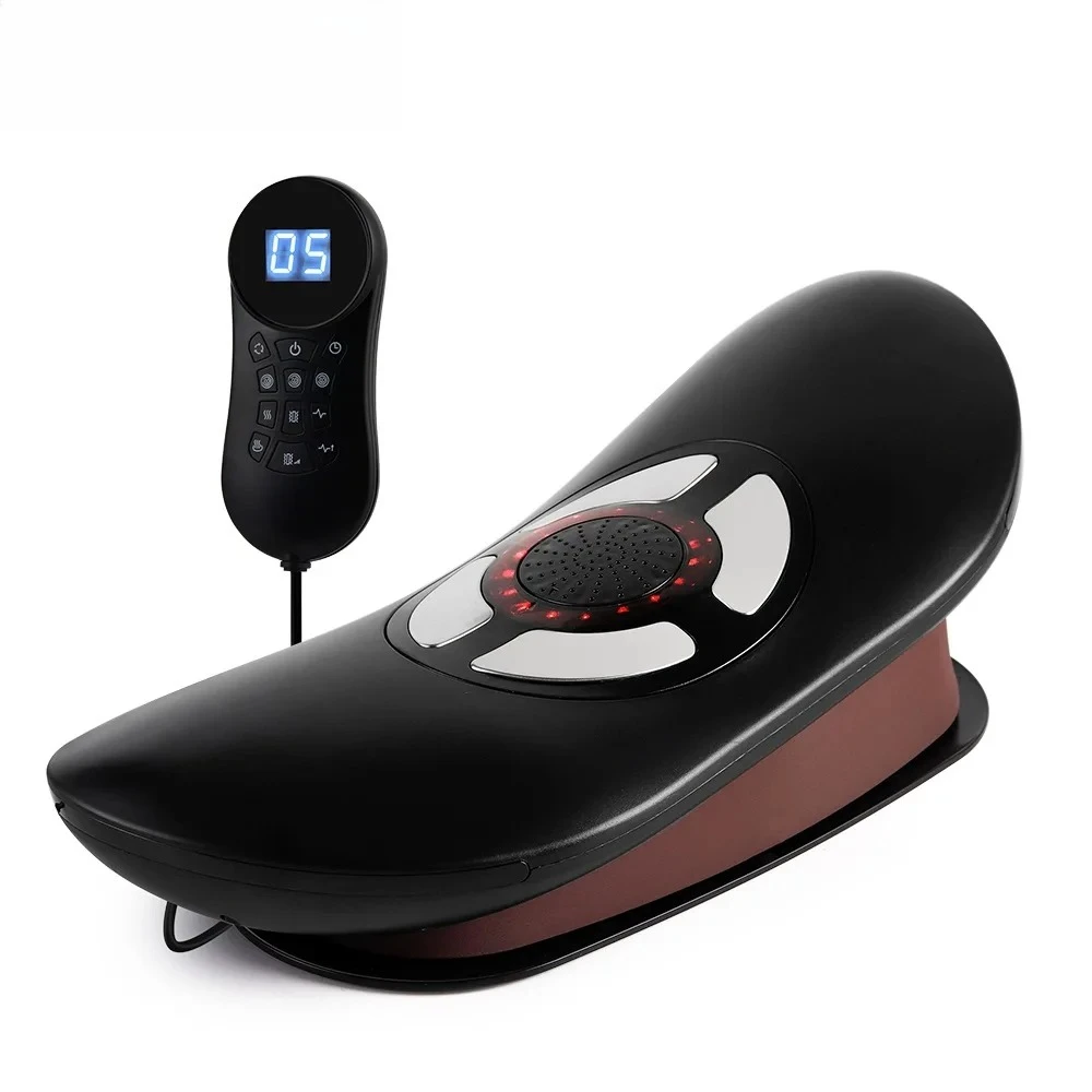 

Электрический массажер для тракционной терапии поясницы с регулировкой высоты, массажер для поддержки позвоночника, массажер для спины и поясницы