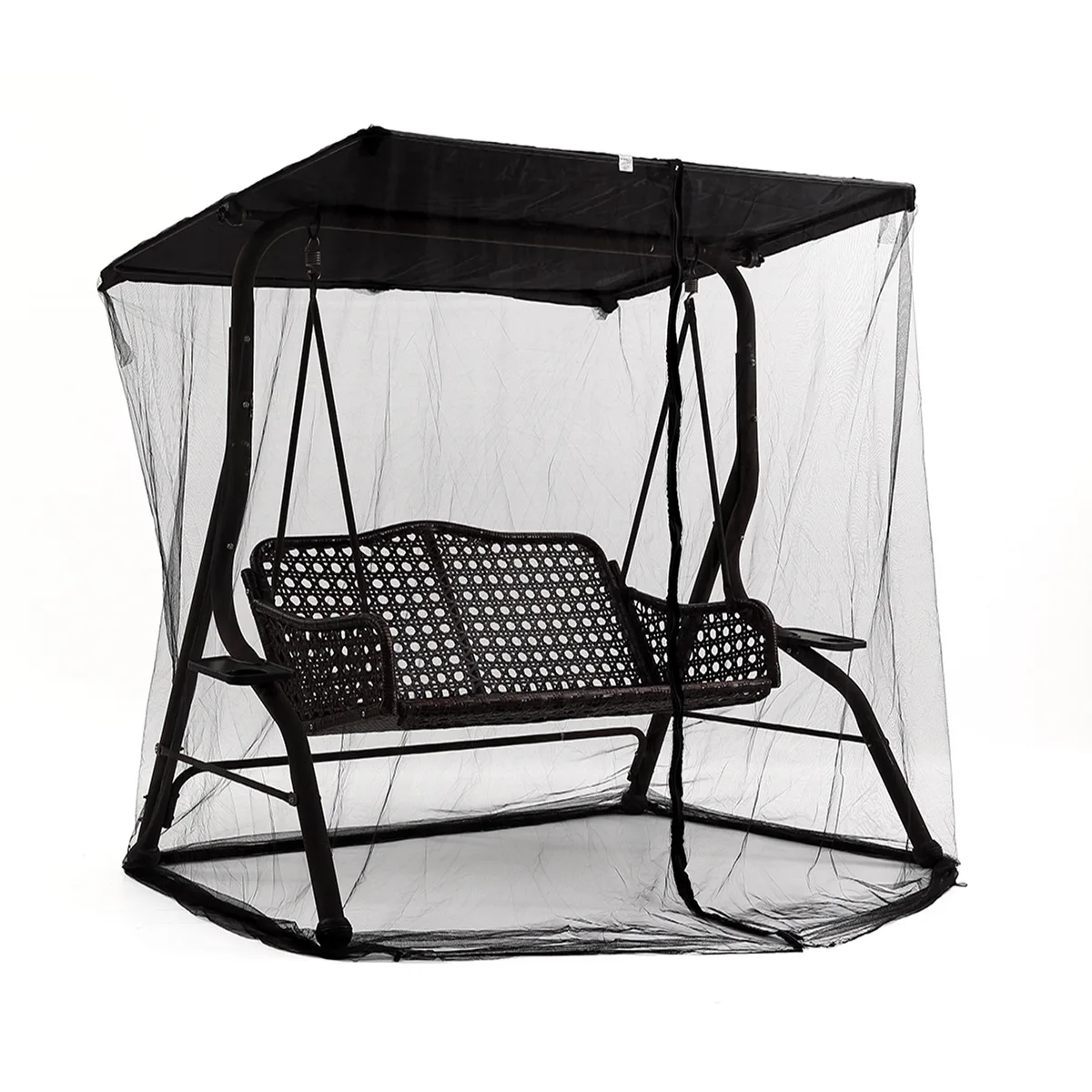 Mosquito Net Durable Outdoor Wrought Iron Hanging Chair Balcony Thousand Autumn Chair Garden Blackout Mosquito Net