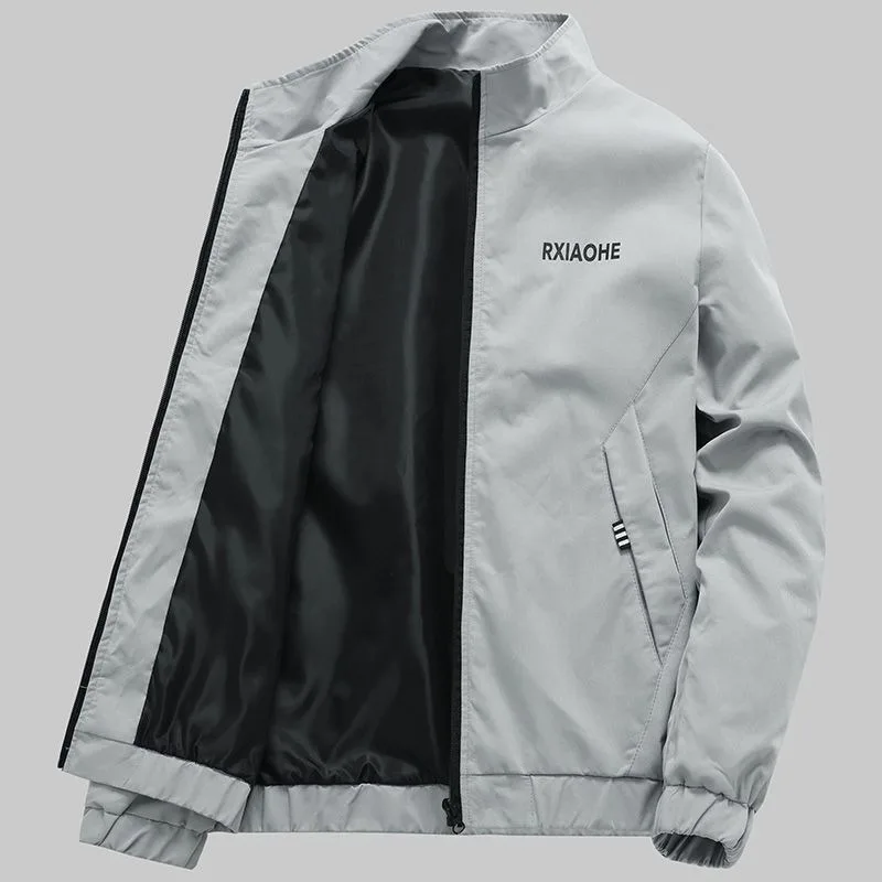 

Men's New Spring Autumn Coats Trendy Stand-up Collar Jackets Windbreakers Handsome Coats Men's Jackets Tops