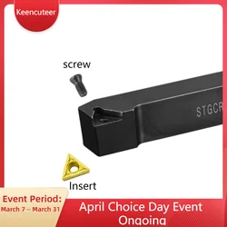 1pc STGCR1212H11 STGCR1616H11 STGCR2020K16 External Turning Tool Holder TCMT11/16 Carbide Inserts Lathe Bar Cutting Tools Set
