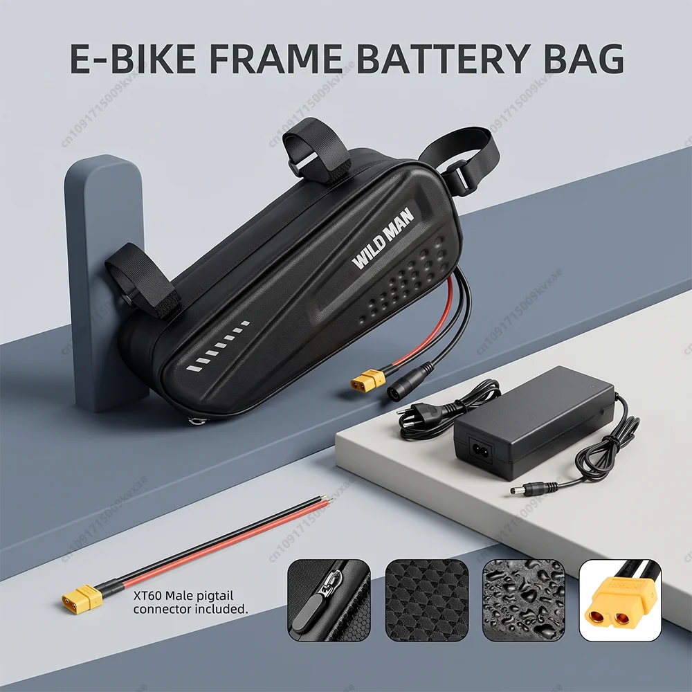 36V 48V 10Ah 14Ah Rechargeable Lithium Battery Pack 10S3P 13S3P for 500W Electric Bicycle Ebike Scooter with Waterproof Bag