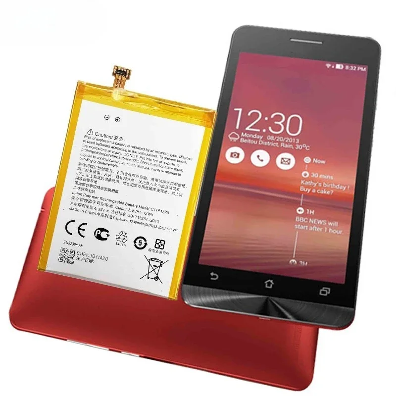 C11P1325 for ASUS ZF6/Zenfone 6/ASUS_T00G/A601CG/A600CG/KL Mobile Phone Battery High Quality  Replacement Bateria Grade A Cel