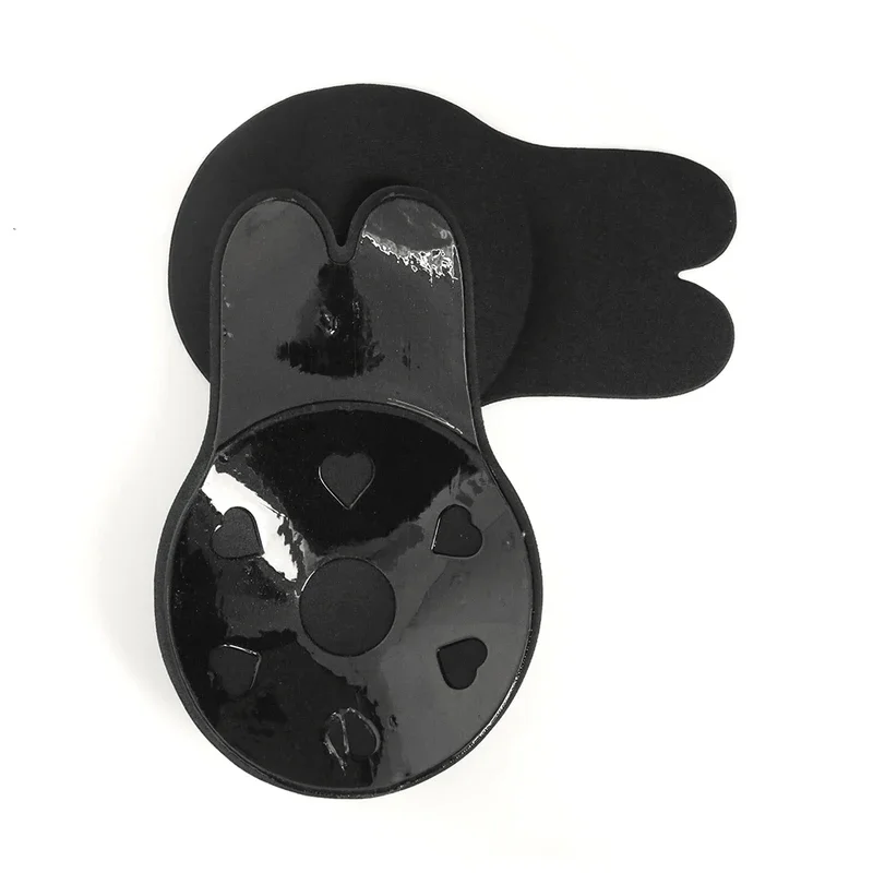 Vrouwen push-up bh's zelfklevende siliconen strapless onzichtbare bh herbruikbare kleverige borstlift tape konijn tepelhoes bh-pads