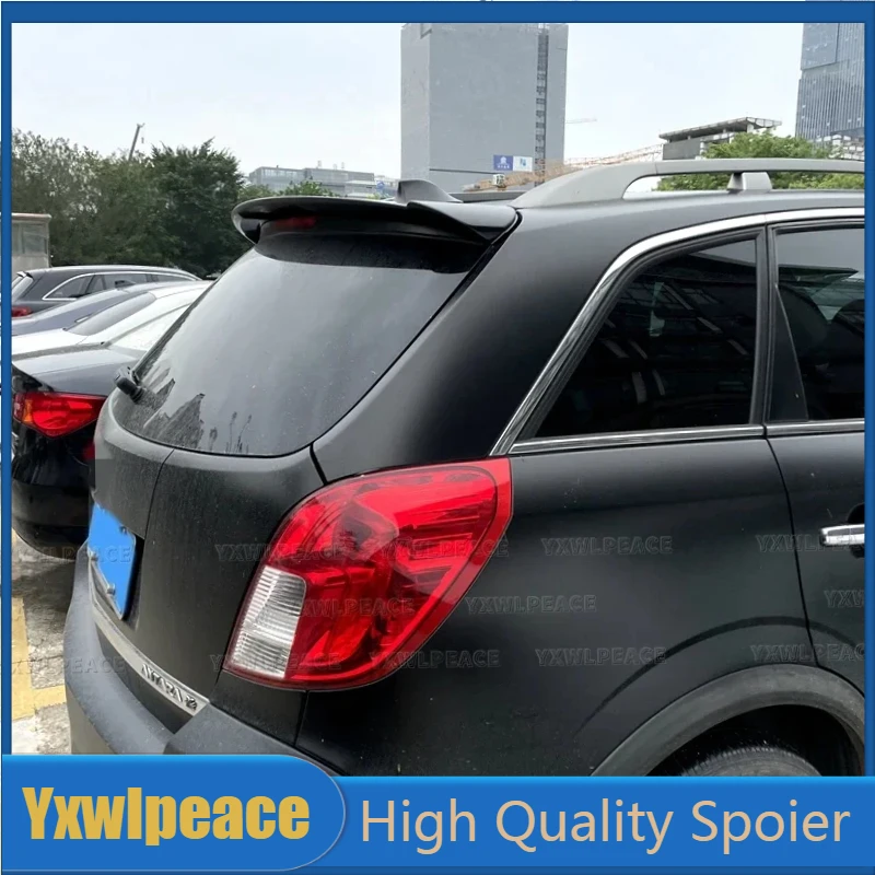 For Opel Antara Spoiler 2008 09 10 11 12 13 2014 ABS Plastic Unpainted Primer Trunk Wing Rear Roof Spoiler Car Styling