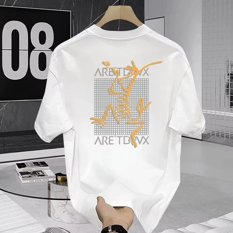 High-quality 2026 Summer New Short-sleeved T-shirts for Men with Fossil Bird Prints,Fashion Luxury Casual Couple Style T-shirts