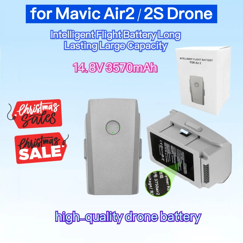 

New 3750mAh Mavic Air2 Intelligent Flight Battery Long Lasting Large Capacity Compatible with Mavic Air2/2S Drone Accessories