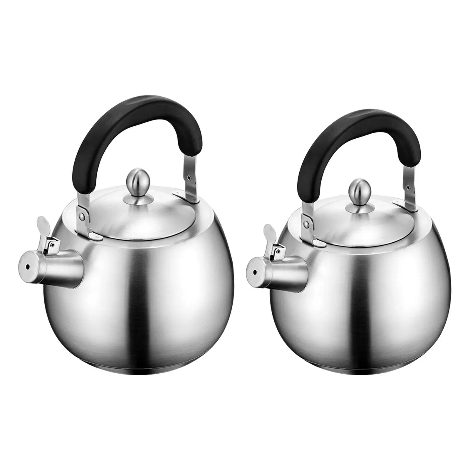 

Whistling Stovetop Tea Kettle Stainless Steel Tea Pot with Ergonomic Handle