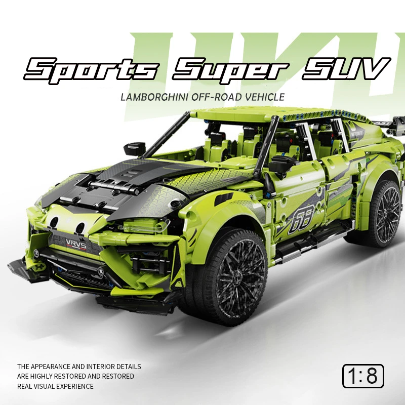 IN STCOK URUS Vehicle Super SUV 1:8 Car Model Technology Compatible With MOC Hight-tech Building Blocks Bricks Toy LamborghiniI