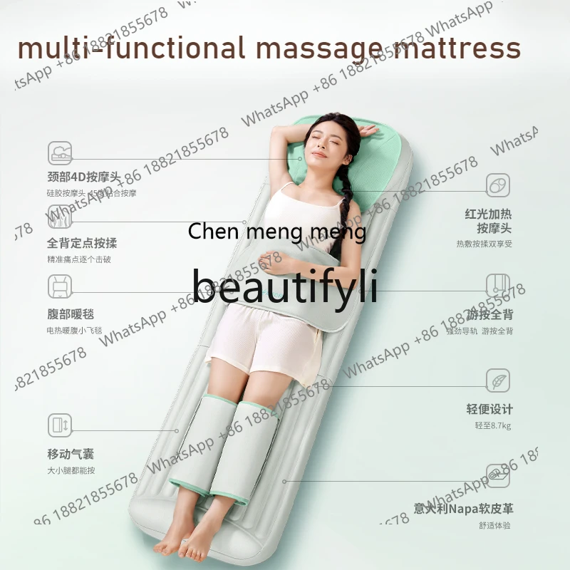 

Electric multi-functional massage mattress, automatic kneading cushion, back, waist, cervical spine, massager