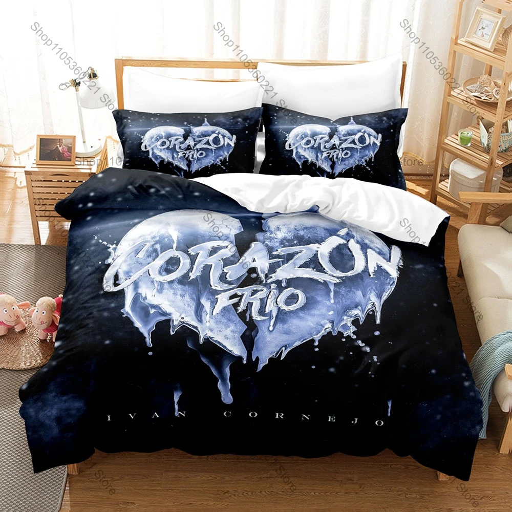 Ivan Cornejo Bedding Set 3D Print Regional Mexican Music Duvet Cover Set Twin Full Queen King Size 3PCS Bed Linen for Fans
