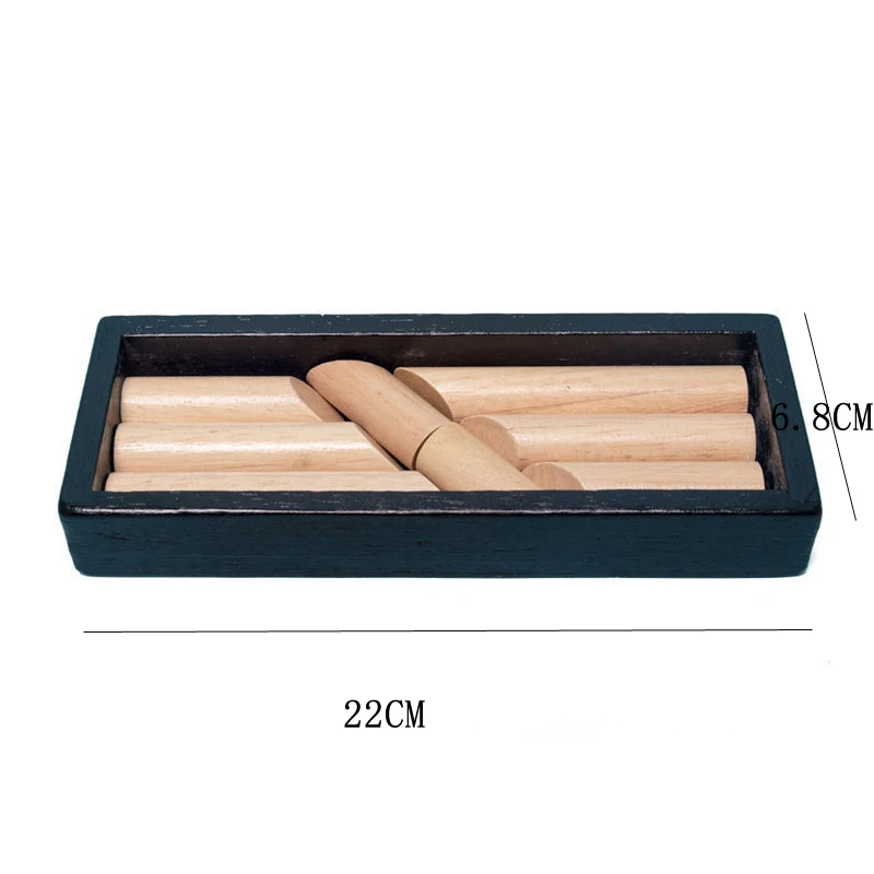 صندوق ألغاز كلاسيكي مستحيل ألعاب تحدي الذكاء للبالغين والأطفال ألعاب تحدي الذكاء Lu Ban Lock Casse Tete Juegos De Ingenio Y Logica #6