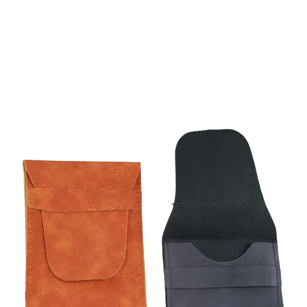 Small Rectangle PU Leather Glasses Bag Covered Velvet Lining Sunglasses Bag Portable Soft Eyeglasses Holder Jewelry Packing