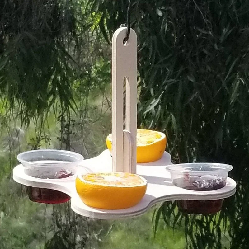 Promotion! Oriole Bird Feeders For Outdoors, Jelly And Oranges Bird Feeder Outside Hanging