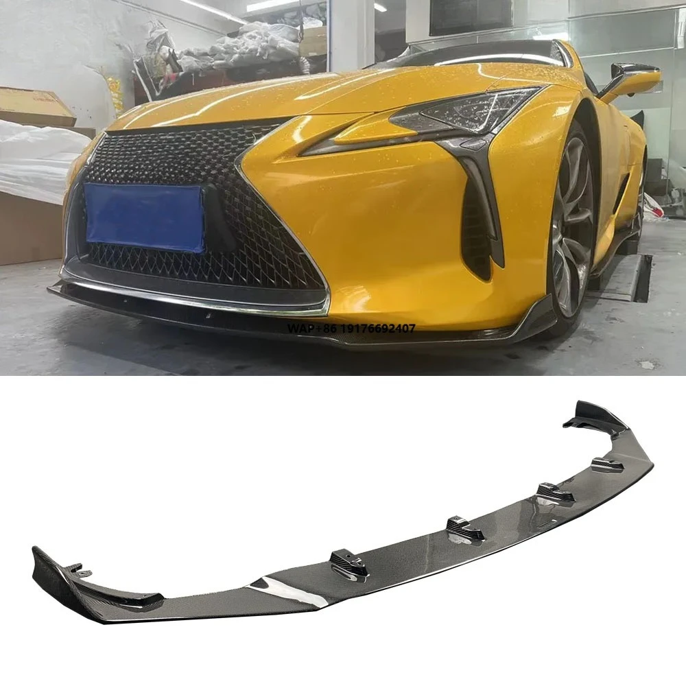 

Wholesale Carbon Fiber Art Style Front Bumper Lip New Upgrade Bodykit for ’Lexus LC500 LC500H