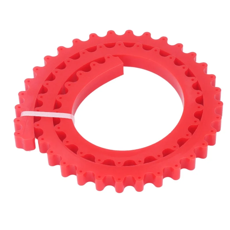 Gear Driven Profiling Strip 16mm Spacing Flexible Curve Guide Shaping Strip 1m For Woodworking