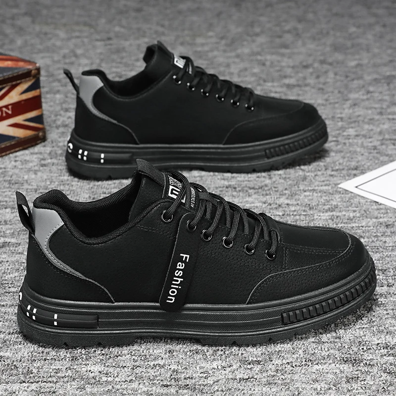 

New Fashion Youth Casual Trendy Shoes Men's Outdoor Sports Hiking Shoes Anti Slip Comfort Work Shoes Four Season Male's Sneakers