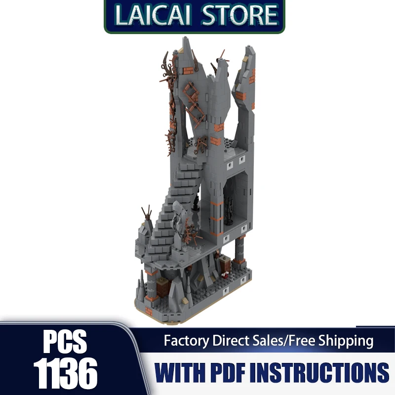 

Magic Rings Model Moc Building Bricks The Hill of Dark Witchcraft 3/8Technology Modular Block Christmas DIY Toy Holiday Gifts