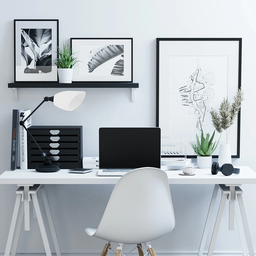 

6Pcs Plastic Lampshade Modern Decorative Light Cover for Ceiling and Wall Simple White Stylish Home Lighting Home Lampshade