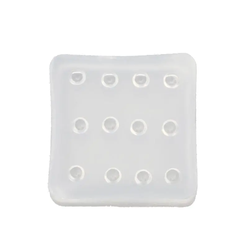 Ball Silicone Bead Molds Round Resin Epoxy Mold for Jewelry Cabochon Gemstone DIY Crafting Projects 4mm Opal Beads