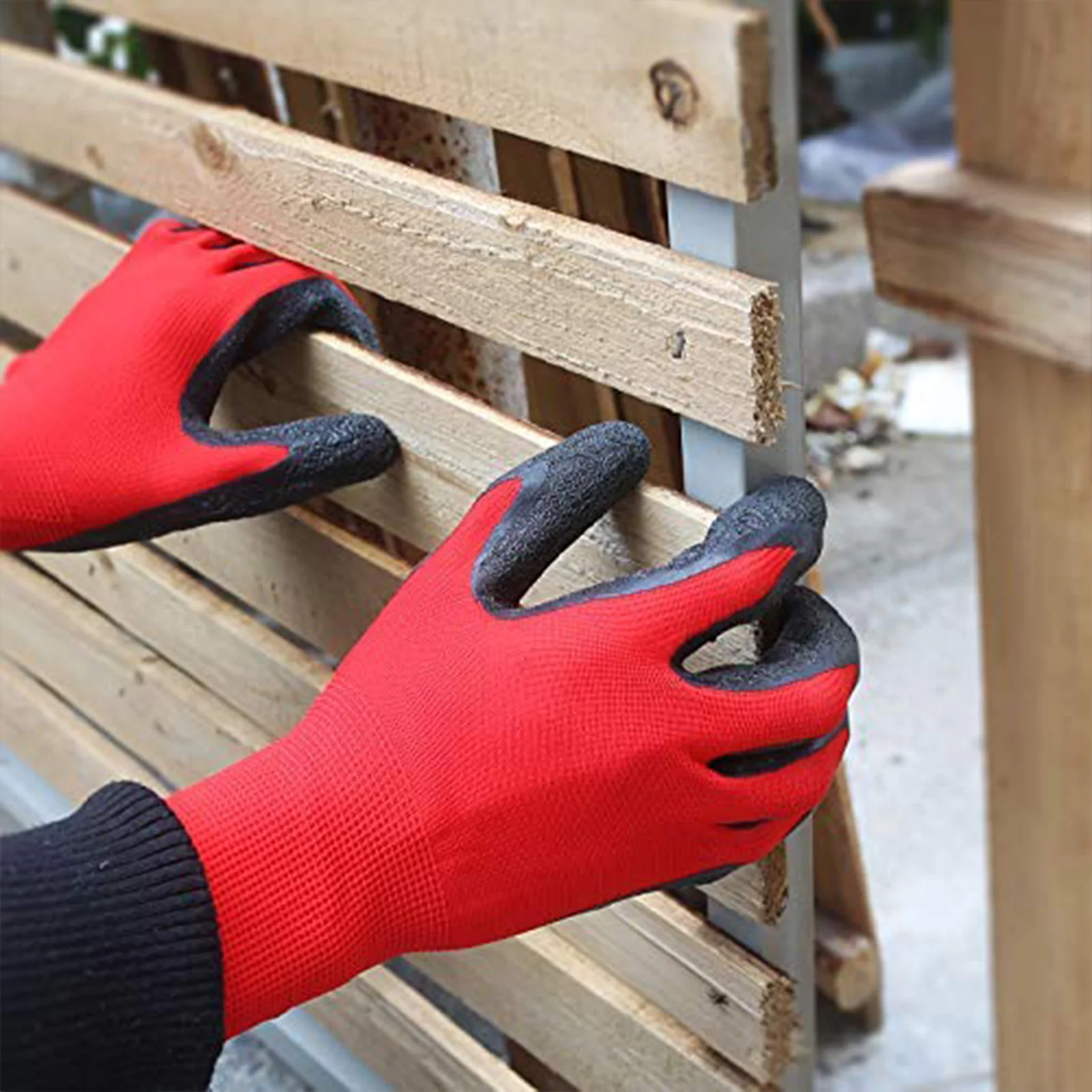 General Multi Use Safety Work Gloves Oil & Wear Resistant Labour Work Protection Gloves for Construction Warehouse Wear MIAO-US